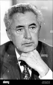 Porträt von Alfred Dick, UmweltMinister von Bayern Foto stock