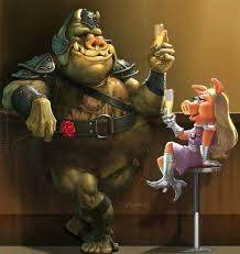 Miss Piggy And Pig Guard From Star Wars Star Wars Art Star Wars Humor Character Design