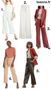 Des pantalons évasés style années 70 aux pantalons de travail ajustés avec asos. Tendance Pantalon Large 5 Idees Looks Et 5 Modeles A Shopper Taaora Blog Mode Tendances Looks