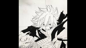 You can rub these out later and replace them with any. How To Draw Natsu Fairy Tail Youtube