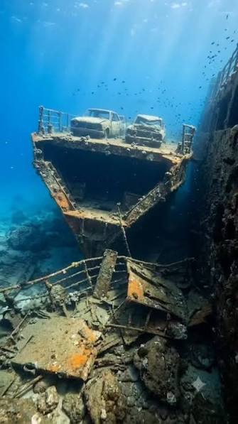 The underwater graveyard wasn't the mystery… 😳 the machine beneath it was.  🚗🌊 Would you destroy it… or leave it buried forever? 👇 #OceanMystery  #UnderwaterCars #CarGraveyard #viralreels #DeepSeaSecrets