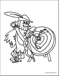 Last updated may 1st 2020. Clip Art Valentine Robin Hood Coloring Page I Abcteach Com Abcteach
