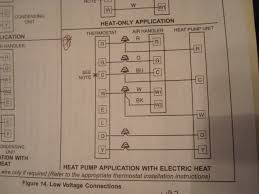 It corresponds to the chart below to explain the thermostat terminal functions. Which Diagram To Use On Lenox Thermostat Wiring Setup Heat Pump Lenox Techs Needed Diy Home Improvement Forum