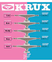 What size trucks for an 8.75 wide deck? Krux Dlk White 8 25 Skateboard Truck Zumiez