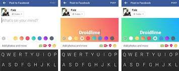 Penggunanya bisa menambahkan gambar maupun menghias tulisan sesuai yang. Cara Membuat Status Facebook Dengan Background Warna Warni