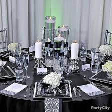 Continue to 12 of 14 below. Centerpiece Black And Silver Party Decorations Ideas Novocom Top