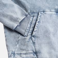 Kith Double Pocket Hoodie Light Indigo Pocket Hoodie Indigo Hoodies