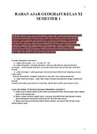 Posisi geografis australia yang terisolasi membuat negara ini memiliki keunikan flora dan faunanya. Bahan Ajar Geografi Kelas Xi Semester 1