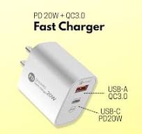 20W PD USB C + A Fast Wall Charger