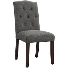 better homes and gardens parsons upholstered tufted dining chair taupe walmart com dining chairs tufted dining chairs linen dining chairs