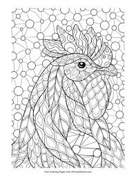 Colors 14 | 56 | 192. Rooster Coloring Page Free Printable Pdf From Primarygames