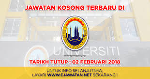 Jawatan kosong suruhanjaya perkhidmatan pe… warganegara malaysia yang berminat bekerja di suruhanjaya perkhidmatan pelajaran (spp) dan berkelayakan dipelawa untuk memohon sekarang juga. Universiti Kuala Lumpur Unikl 02 Februari 2018 Jawatan Kosong 2020