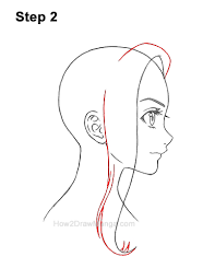 Drawing hair for manga characters is a ton of fun and quite easy—even if you're not the greatest artist in the world! How To Draw A Manga Girl With Long Hair Side View Step By Step Pictures How 2 Draw Manga