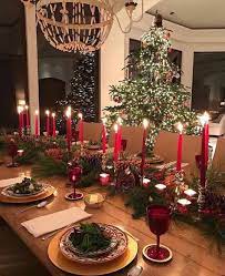 25 Absolutely Gorgeous Centerpiece Ideas For Your Christmas Table Christmas Table Decorations Christmas Party Table Christmas Tablescapes
