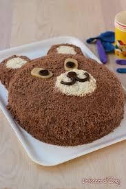 Torta Orsetto Per Compleanni Semplicissima E Veloce E Senza Stampo Ricette Dolci Dolci Torte
