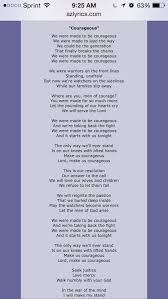 Courageous Casting Crowns One Of My Favorite Songs So Many Memories Are Connected To This Song Inspirational Song Lyrics Inspirational Songs Lyrics