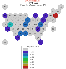 EFI First Name Statistics by MyNameStats.com
