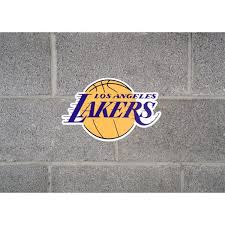 A look back at the lakers' logo. Applied Icon Nba Los Angeles Lakers Outdoor Logo Graphic Small Nbop1401 The Home Depot