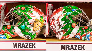 Also note, that mrazek has put peter griffin on his mask in the past, despite the fact that he doesn't watch family guy. but back to the mask, yes, this is indeed 'one of a kind' in so many ways. Red Wings Goalies Celebrate Season With New Masks