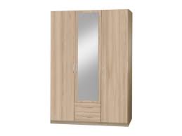 Schränke mit spiegel sind aus keinem schlafzimmer wegzudenken, denn kaum ein anderer kleiderschrank ist funktionaler. Kleiderschrank Mit Spiegel 135 Cm Edelbuche 3 Turig Sprint 0167015500