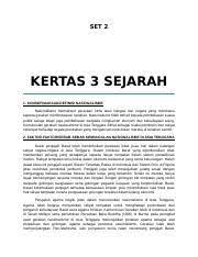 Tema 10 huraian sukatan pelajaran dan buku teks sejarah. 618172 Docx Set 2 Kertas 3 Sejarah 1 Konsep Maksud Definisi Nasionalisme Nasionalisme Bermaksud Perasaan Cinta Akan Bangsa Dan Negara Yang Membawa Course Hero