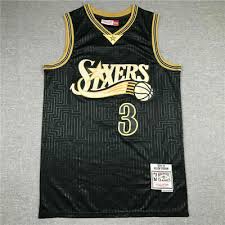 Before the nba g league's season cheap jerseys kicked. 2021 Philadelphia 76ers 3 Allen Iverson Basketball Jersey Trikots Stitched Eur 19 58 Picclick At
