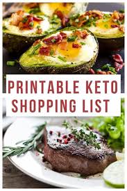 the very best basic keto grocery list for beginners