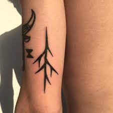 Blackthorn tattoo | 1.7k people have watched this. Black Thorn Tattoo By Agata Agataris Tattoogrid Net