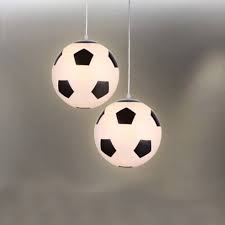 Soccer ball lamp shade papercraft. Modern Creative Football Pendant Lights 2 Colors Dia 25cm Glass Ball Lampshade Suspension Light For Children Bedroom Balcony Bedroom Balcony Suspension Light Glass Ball