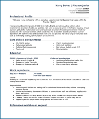 How to write a cv. Cv Template For 16 Year Old Kick Start Your Career