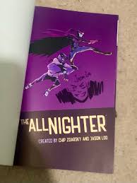 The Allnighter (Signed w/ doodle by Jason Loo) by Zdarsky, Chip: Very Good  Soft cover (2022) 1st Edition, Signed by Author(s) | The Poet's Pulpit