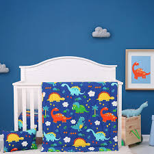 Buy Uomny Baby Boy Crib Bedding Sets 100 Cotton 3 Piece Baby Nursery Bedding Sets Small Toddler Pillow Case Cover Crib Quilt And Crib Sheet Cute Kids Bedding Set For