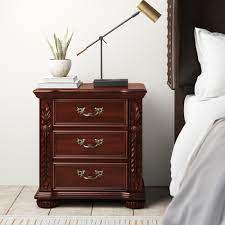 Maybe you would like to learn more about one of these? Hokku Designs Lannisten 3 Drawer Nightstand In Brown Cherry Reviews Wayfair