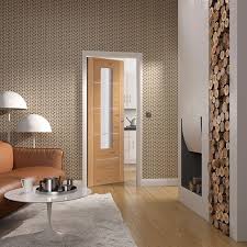 Portici Oak Prefinished Glazed Door With Images Internal Oak Doors Oak Doors Doors Interior