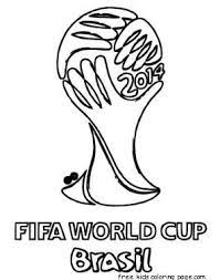 Click on the picture and print it. Printable Soccer World Cup Brazil Coloring Pages For Kids Fifa World Cup Soccer World World Cup