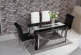 We have dining table sets available in a range of materials to give a modern, retro or more traditional look. Wholesale Cheap Modern Black Glass 4 Seater Dinnig Table Dining Room Set China Dining Table Dining Set Made In China Com