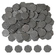 Shells starfish silicone mould alphabet moulds sea shell conch ammonite. Plastic Money Tokens 50p E20682