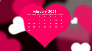 These calendars are great for family, clubs, and other organizations. February 2021 Calendar Desktop Wallpaper Hd Pc Laptop Computer Images