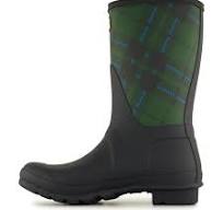 Hunter Boots - Women's Original Short Tartan Printed - Wellington boots -  India Ink | 36 (EU)