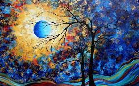 Peinture a faire soi meme tableau abstrait dans la salon en 25 id es de d co murale salons. Peinture Sur Toile Et Tableau Facile A Faire Soi Meme