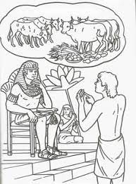 Joseph interpreting the pharaoh 39 s dream coloring online super. Joseph