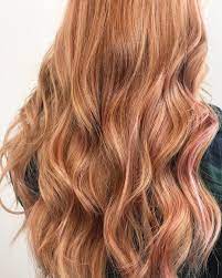Copper Peach Hair Peach Hair Hair Color Flamboyage Hair