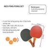 Bola yang digunakan pada permainan tenis meja wajib berbentuk bulat di mana diameternya adalah 40 mm. 1