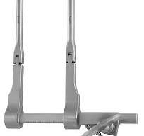 Vertebra Spinal Spreader, 4" pivoting 180 degree arms, 2 1/2" spread