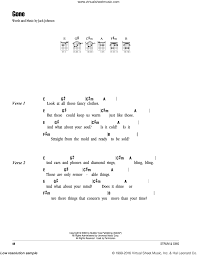 Johnson Gone Sheet Music For Guitar Chords Pdf