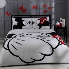 Disney Mickey Minnie Duvet Bed Set Inside The Magic Mickey Mouse Bedroom Minnie Mouse Bedroom White Bed Set