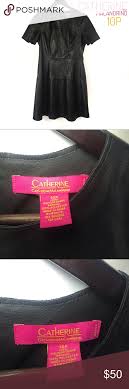 Catherine Malandrino Vegan Black Leather Dress 10p Vegan Black Leather Dress 100 Polyurethane Black Leather Dresses Catherine Malandrino Dress Leather Dress