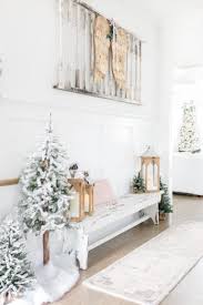 I M Dreaming Of A White Christmas Holiday Home Tour Part I Adrienne Elizabeth White Christmas Decor Christmas Apartment Christmas Decorations Apartment