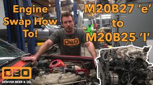 Limited time sale easy return. E30 Engine Swap 2 7l Eta To 2 5l I How To Youtube