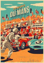Porsche 550 24h du mans. 100 Idees De Auto Affiche Vintage Affiches Retro Affiches De Sport